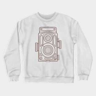 Vintage Camera Line Art Crewneck Sweatshirt